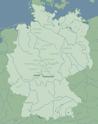 Rothemann - Kerzell Map
