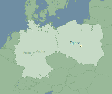 Zgierz Map