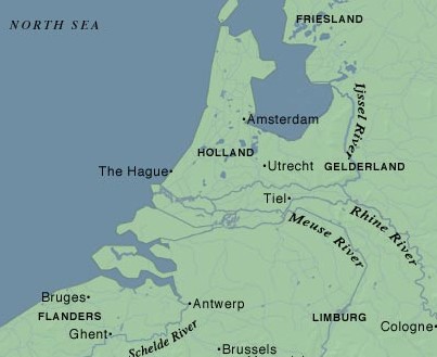 Location of Flanders