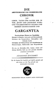Die Chronik von Gargantua