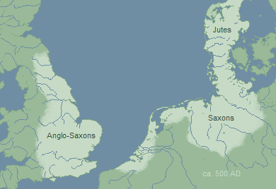 North Sea Coast ca. 500 AD.