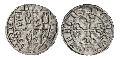 Coin of Wenceslas I, duke of Luxenbourg (1354-1383)