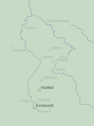 Witzel Towns Map